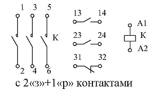Схема ПМ12-010100 УХЛ4 В, 10А, 36В, (2з+1р)