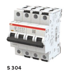 Автоматический выключатель четырёхполюсный 25А 25кА S304P-K25 ABB