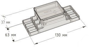 Габаритные размеры  АЛЬБАТРОС для ячейки 68×68 мм, 75×75 мм