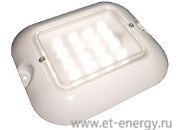 Светодиодный светильник ДБП-6Вт IP54, 5000К, 840Лм, 220В, молочный рассеиватель, Medusa