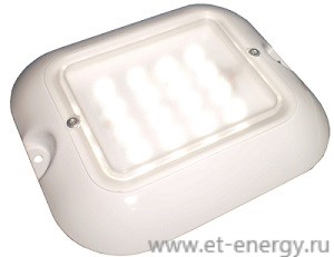 Светодиодный светильник ДБП-9Вт, IP54, 5000К, 1100Лм, 220В, молочный рассеиватель, Medusa