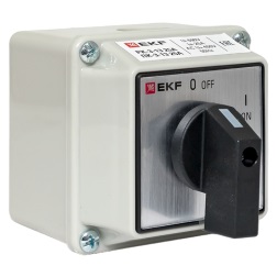 pk-3-13-25 Переключатель кулачковый ПК-3-13 25А 3P «ВКЛ-ВЫКЛ» IP54 PROxima EKF