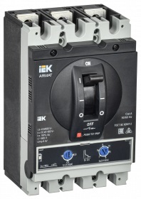 Автоматический выключатель в литом корпусе 3P G 85кА 250А расцепитель электронный стандартный ARMAT IEK