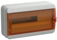 TF5-KP72-N-18-65-K03-K09 Корпус пластиковый КМПн-18 IP65 оранжевая прозрачная дверь TEKFOR IEK