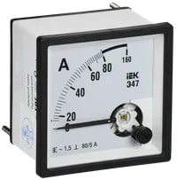 IPA10-6-0040-E Амперметр аналоговый Э47 40/5А класс точности 1,5 72х72 мм IEK