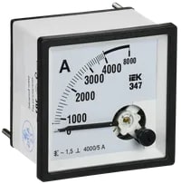 IPA10-6-4000-E Амперметр аналоговый Э47 4000/5А класс точности 1,5 72х72 мм IEK