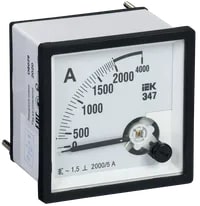 IPA20-6-2000-E Амперметр аналоговый Э47 2000/5А класс точности 1,5 96х96 мм IEK