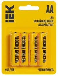 ABT-LR06-OP-L04 Батарейка щелочная Alkaline Optima LR06/AA (4шт/блистер) IEK