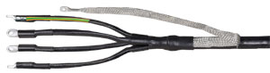 Концевые термоусаживаемые муфты для кабеля с ПВХ/СПЭ изоляцией с броней или экраном до 1 кВ