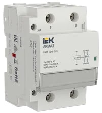 AR-KMR20-100-02-024 Контактор модульный KMR 100А 24В AC/DC 2НЗ ARMAT IEK