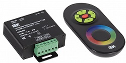 Контроллер с ПДУ радио (черный) RGB 3 канала 12В, 4А, 144Вт IEK