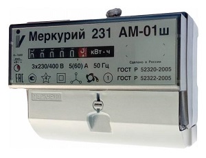 Счетчик электроэнергии Меркурий 231 АМ-01Ш