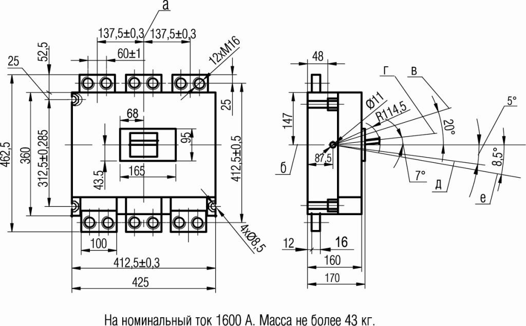 Кэаз ва55 43 схема подключения