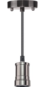 Светильник NIL-SF01-005-E27 60Вт 1,5м. метал. черный хром