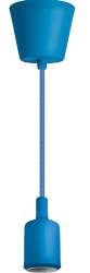 Светильник NIL-SF02-012-E27 60Вт 1м. пласт. синий