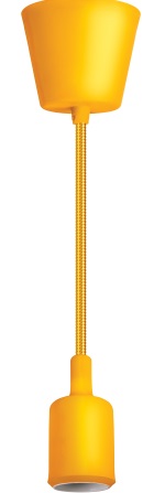NIL-SF02-015-E27 60Вт 1м. пласт. желтый