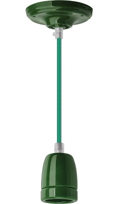 Светильник NIL-SF03-015-E27 60Вт 1м. керам. темно-зеленый