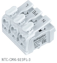 Монтажные пружинные клеммы NTC-CMK-923PL-3