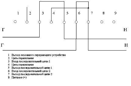 Схема подключения счетчика СЭТ1-1-1-ТШ