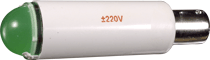Светодиодная лампа СКЛ3-2-220 зеленая
