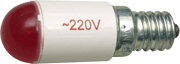 Светодиодная индикаторная лампа СКЛ6-3-220 красн.